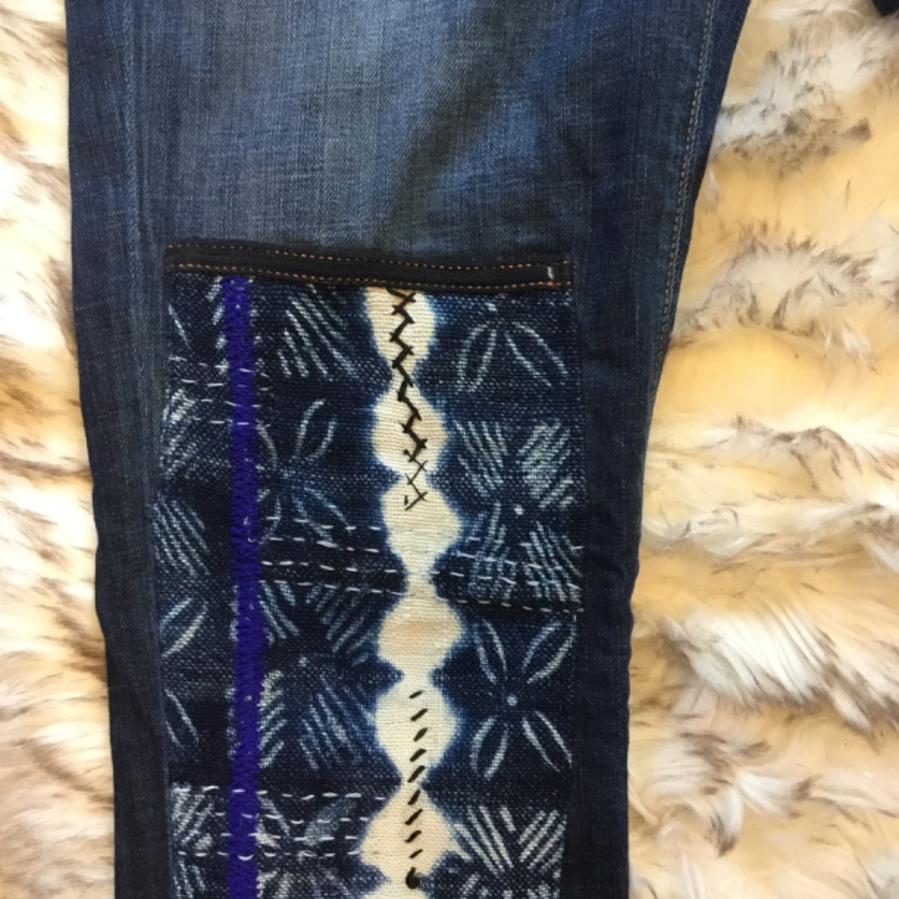 R13 Relaxed Skinny Boyfriend Jeans - Picture 6 of 16